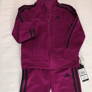 Girls Adidas Track Suit Size 5